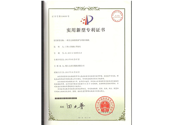 一種全無(wú)油潤(rùn)滑油氣回收壓縮機(jī) 一種全無(wú)油潤(rùn)滑油氣回收壓縮機(jī)